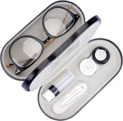 2-in-1 Glasses and Contact Lens Travel Case